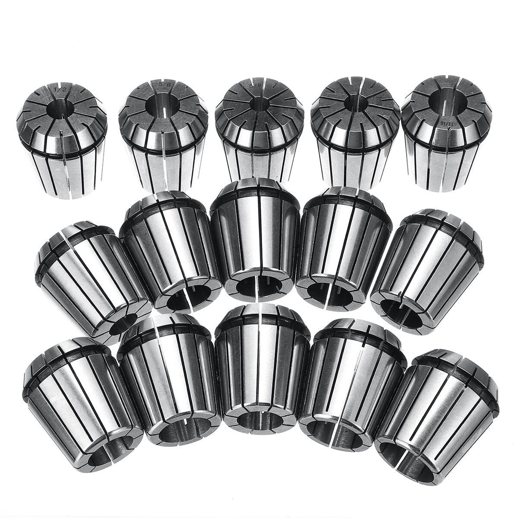 1/8-1 Inch Spring Collet Chuck Set for CNC Milling Lathe Tool
