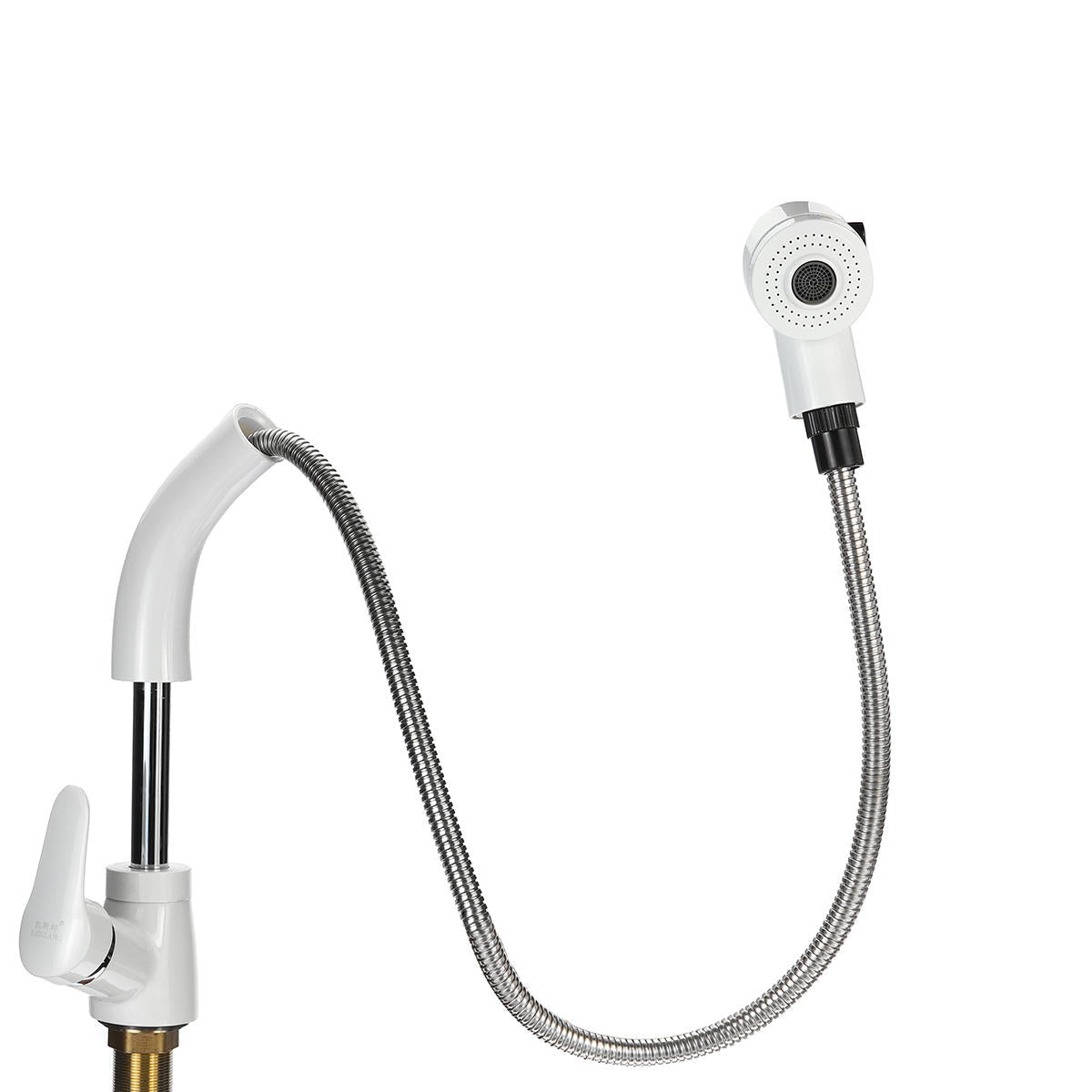 Kitchen Sink Faucet Pull Out Rotation Spray Mixer Liftable Cold And Hot Water
