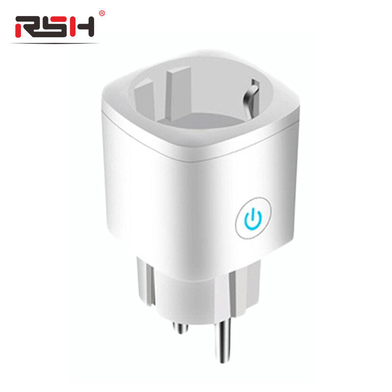 WiFi Smart Socket Mobile Phone Remote Control EU 16A Smart Socket Work with Alexa Google Home Assistant Voice Control Power Monitor Timing