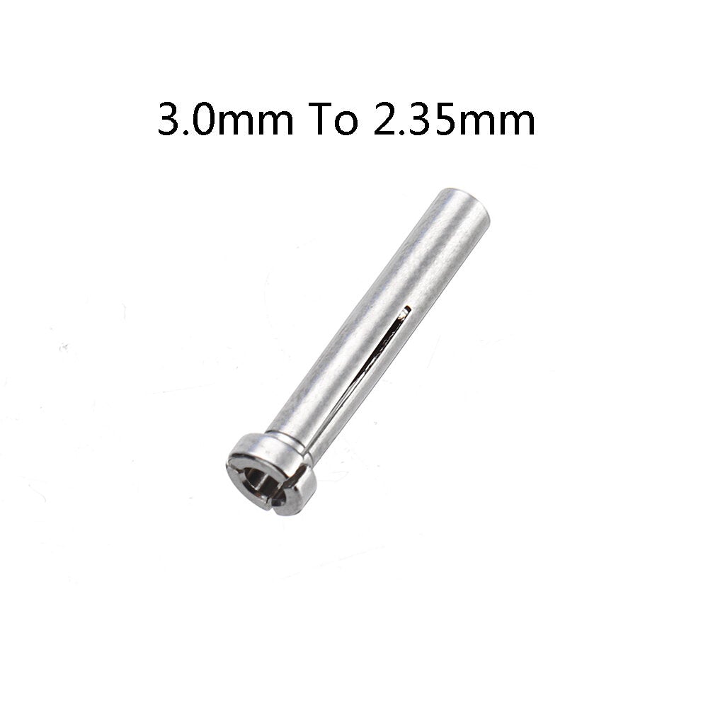 3.0/3.175mm To 2.35mm Three Petal Spring Grinding Machine Handle Half Ring Electronic Pen Chuck Dental Polishing Engraving Conversion Head