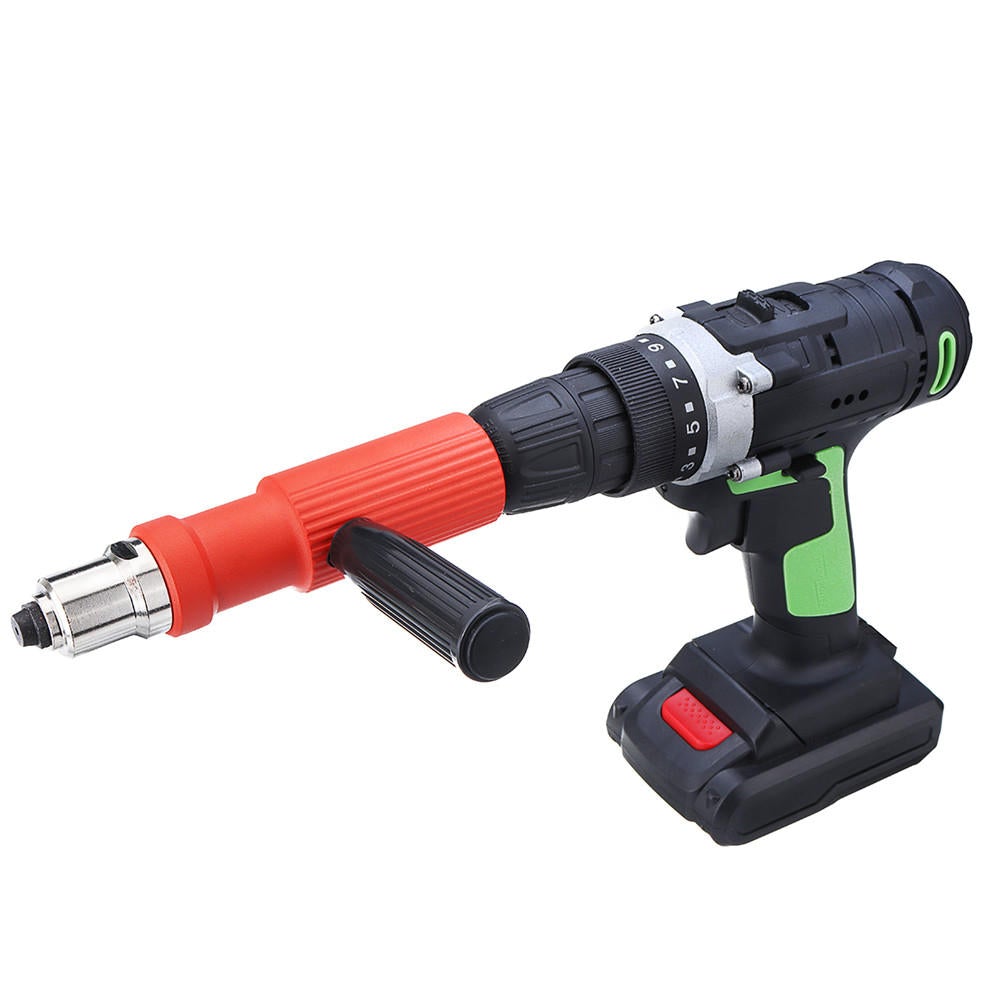 Electric Riveter Nut Riveting Tool Metal Cordless Riveting Adapter For Electric Drill