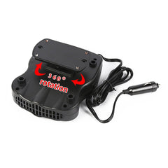 150W Car Heater Cooling Fan Defroster Demister 360 Rotation Detachable Base