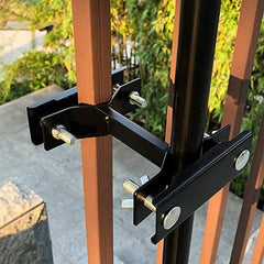 3Pcs Deck Umbrella Clamp Kit Outdoor Universal Patio Umbrella/Torch Mount Holder Attaches to Railing Maximizing Space