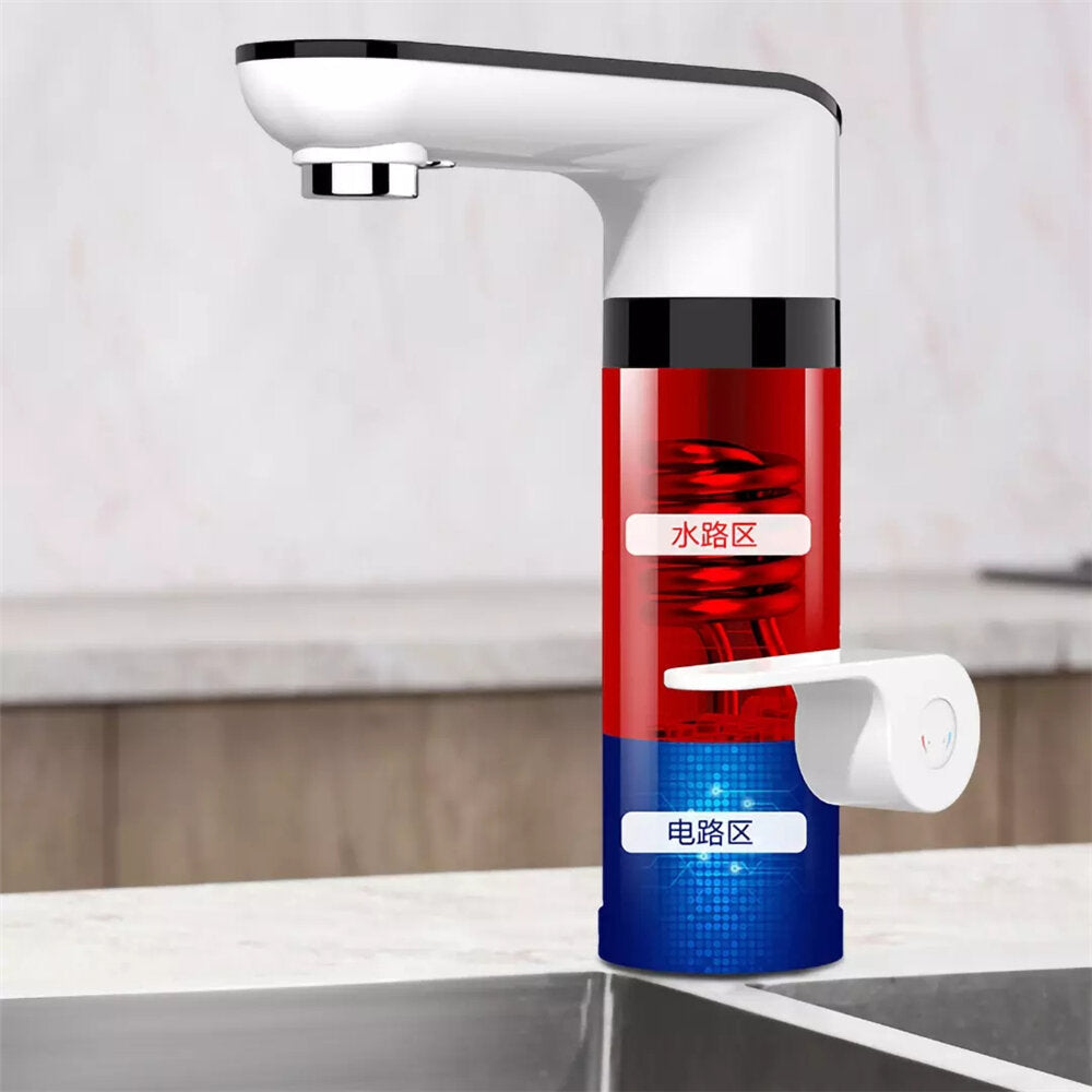 Instant Hot Water Faucet Pro Electric Heater Tap LED Temperature Display Fast Heating For Home Bathroom Kitchen