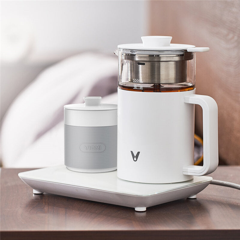 Electric Kettle 600W 550ml Multi-Function Glass Tea Pot with Filter