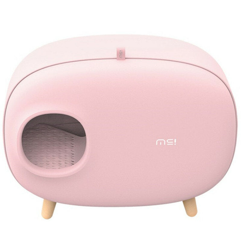 Cat Litter Box Fully Enclosed Large Space Toilet Training Anti Splash Deodorant Potty for Pet Supplies Bedpen