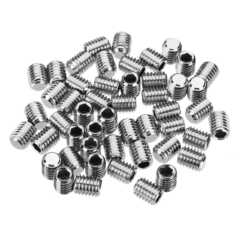 50pcs Stainless Steel Socket Hex Set Screw M4 M5 M6 M8 for Inside Cornor Joint