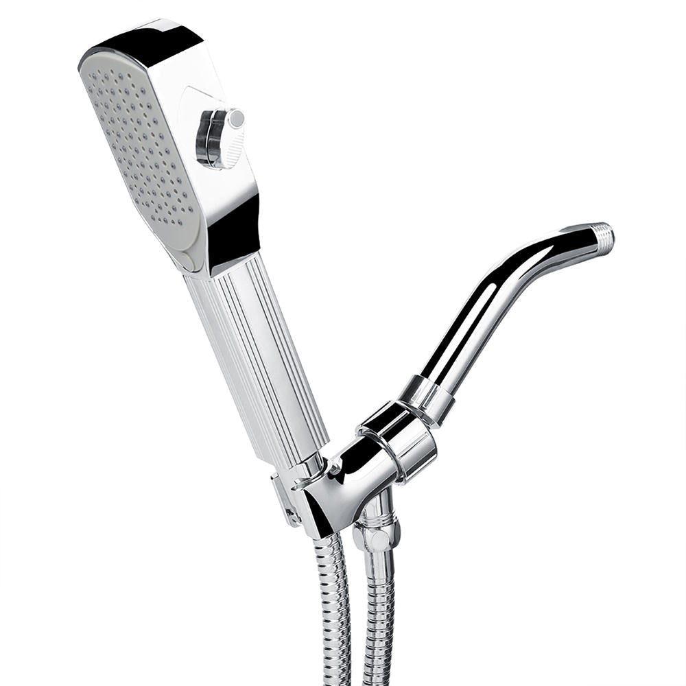 ABS Handheld Bathroom Faucet Comb Shower Head Water Saving Tap w/ Switch