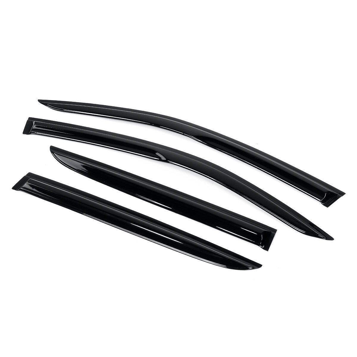 4Pcs Plastic Exterior Visor Vent For TOYOTA C-HR 2017-2020 Shades Window Sun Rain Guard Deflector