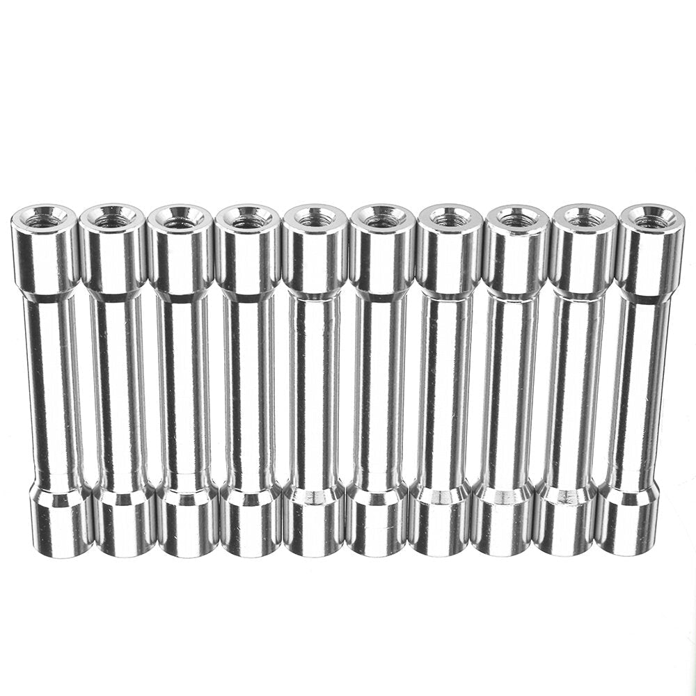 M3AS13 10Pcs M3 35mm Aluminum Alloy Standoff Spacer Round Column MultiColor Smooth Surface