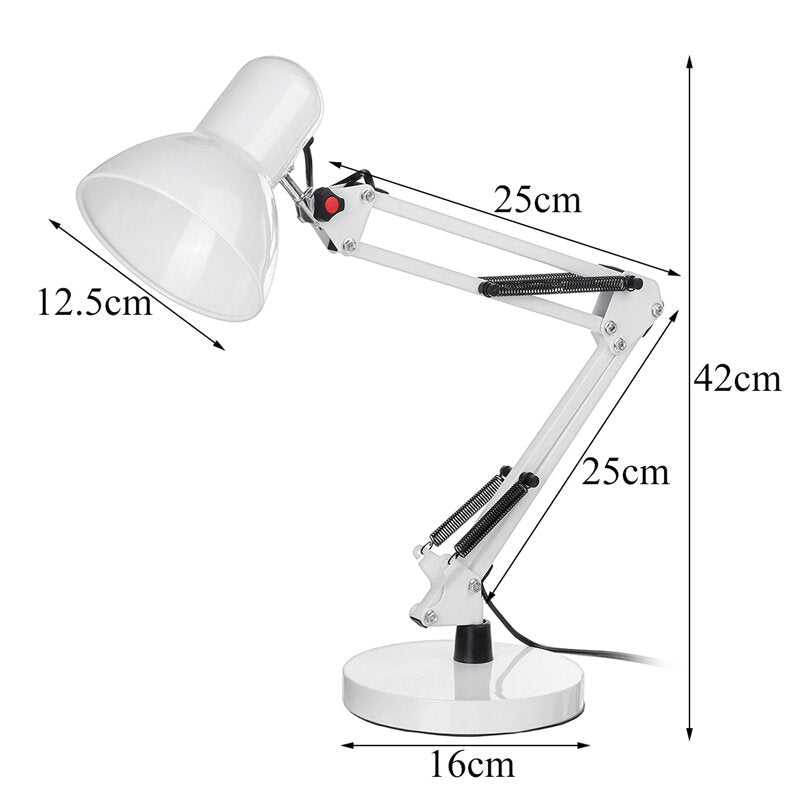 LED Lampe Schreibtischlampe Arbeitslamp Leselampe Beleuchtung Tischlampe Bulb not included