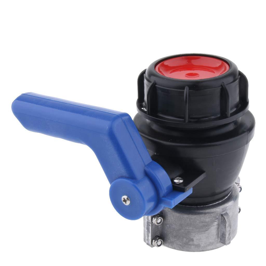 Tote Tank Ball Valve Drain Adapter Hose Fittings with Switch