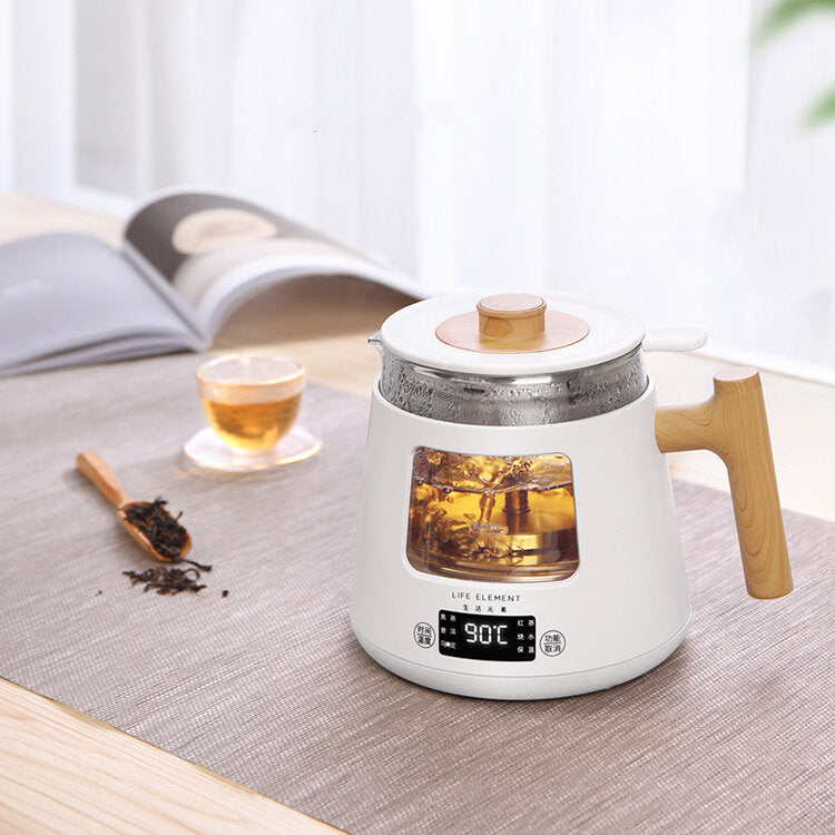 Tea Maker 600W 800ml Multifunctional Small Steam Glass Teapot Household