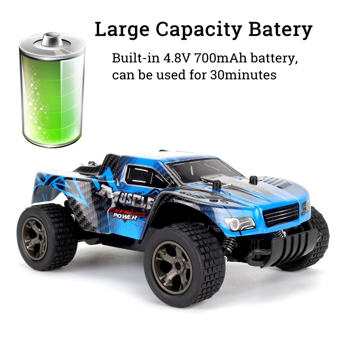 2.4G High Speed Radio Remote Control RC Car RTR Racing Off Road Vehicle Models