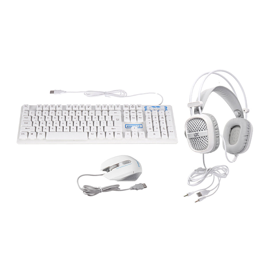 104 Keys Colorful Backlight USB Wired Gaming Keyboard and Gaming Mouse Combo for PC Laptop