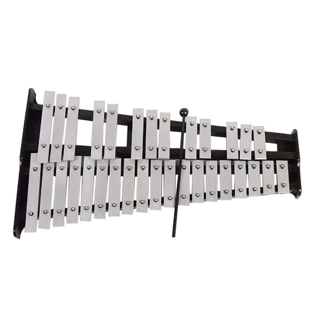 32 Note Xylophone Aluminum Piano Orff Instrument with Bag