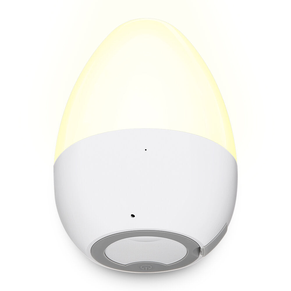 Smart Mini LED Night Light Voice Control 360 Light Angle 200 Lumen Eye-Caring 3 Adjustable Color Temperature Baby Night Light