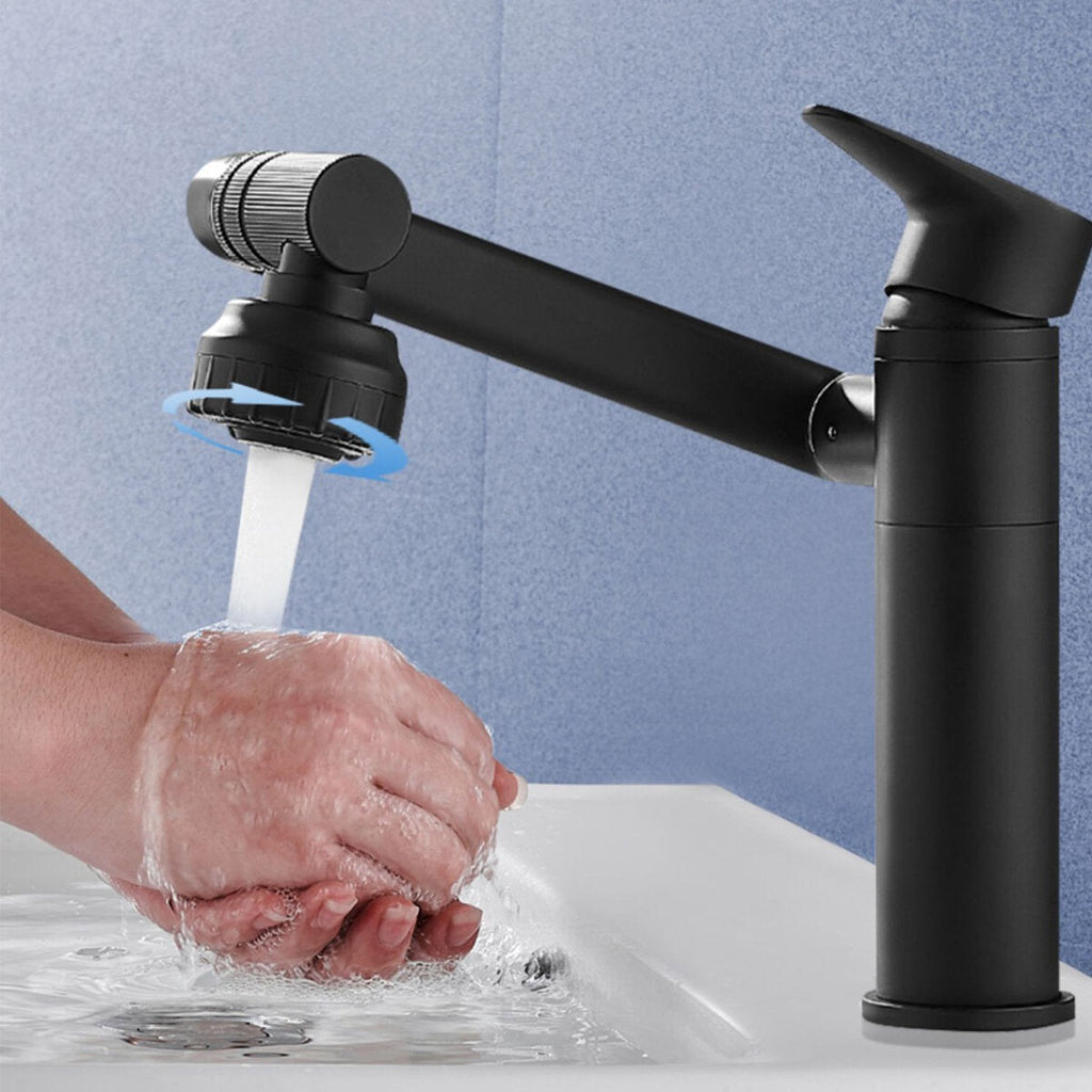 Bathroom Kitchen Basin Faucet 360 Mixer SinkTap Washbasin Single Lever With Hose