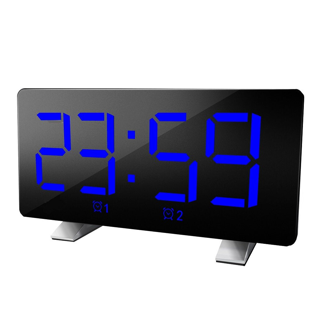 Polyphonic Double Alarm Clock LED Large Screen Display Electronic Clock
