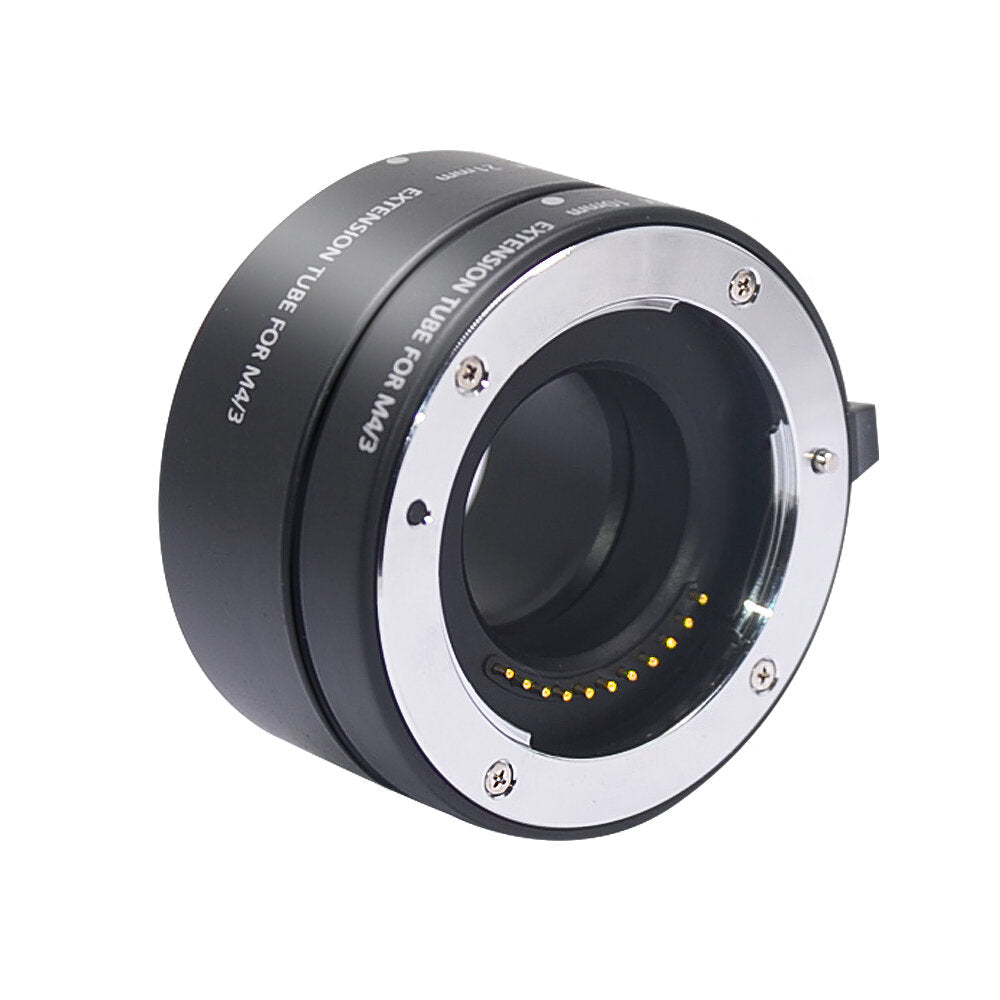 10mm 21mm Metal Auto Focus Macro Extension Tube Ring for Panasonic for Olympus Lumix Micro 4/3 M4/3 Mount E-M5 E-M10 GX7 G6 G85 GX9 G7