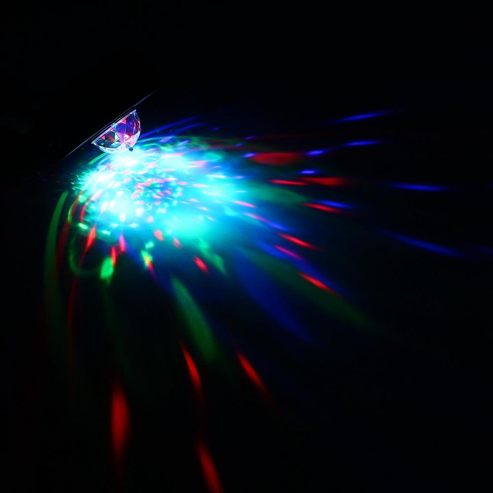 RGB LED Stage Light Strobe Light Crystal Ball Party Club DJ Disco Atmostphere Light AC90-265V