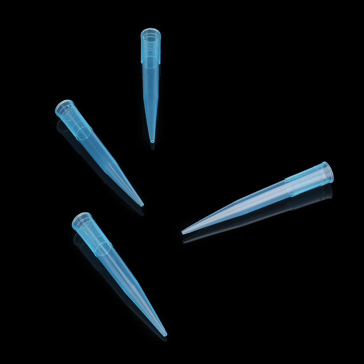500Pcs/Set 1000ul Blue Plastic Disposable Pipette Tips Liquid Pipette Nozzle Accessories Liquid Transfer Laboratory Experiment