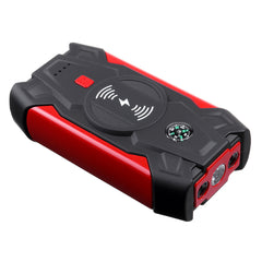 39800mAh 600A Car Jump Starter Startup Power Source Wireless Charger with 2 USB Output LED Flashlight