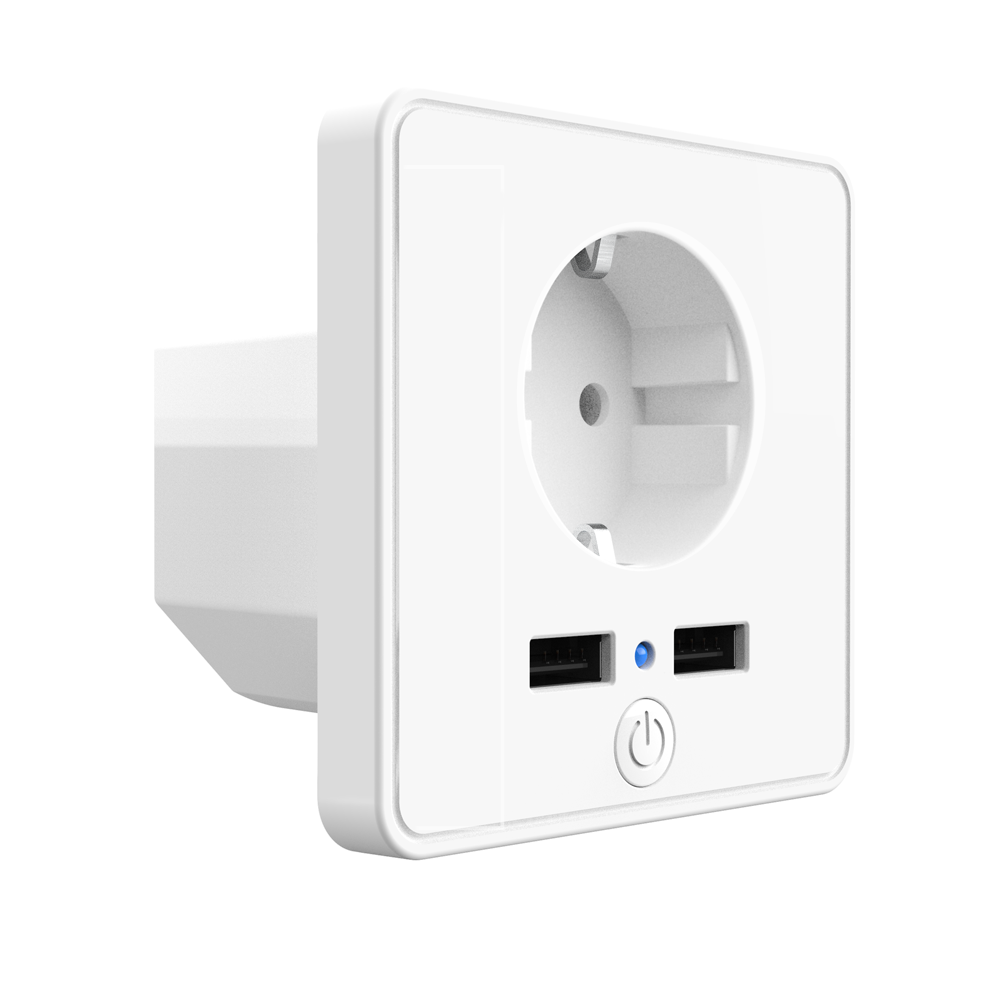 Smart Home USB Port LED Indicator Fast Charging 2000W Wall Charger Adapter Can Monitor For iPhone X XS Huawei P30 Mate 20Pro Mi8 Mi9 S10 S10+