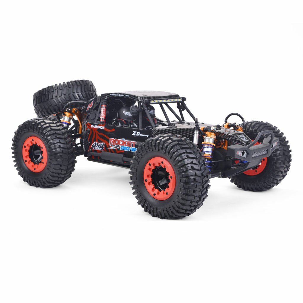 4WD 2.4G Desert Truck Brushless RC Car High Speed Off Road Vehicle Models 80km/h W/ Spare Tire