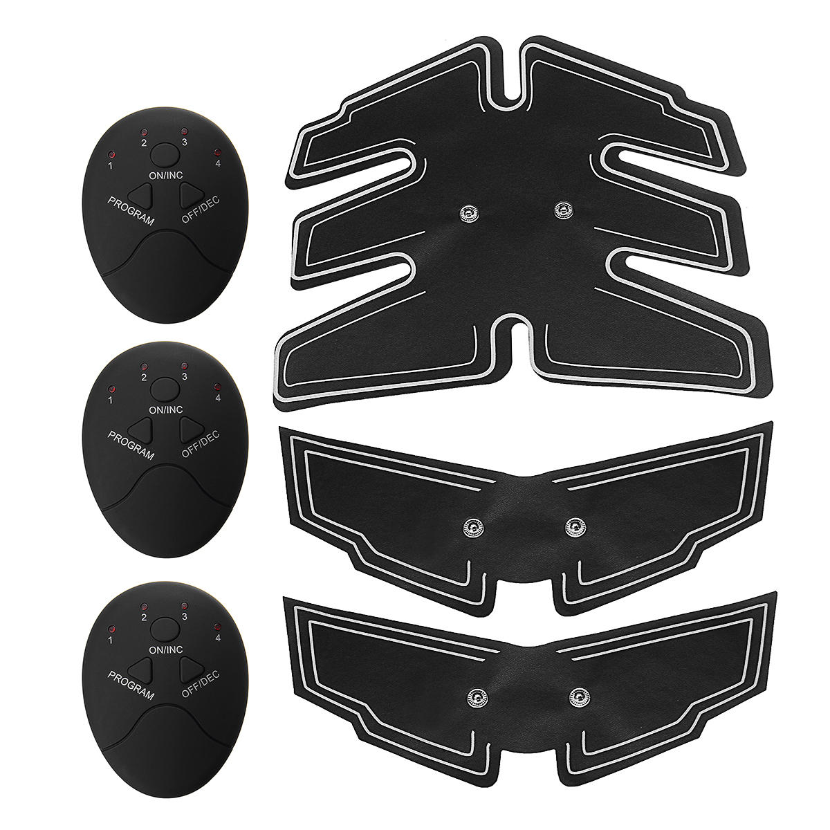 12V Men Women Abdominal Muscle Exerciser + Arm Muscle Exerciser Fitness Muscle Trainer