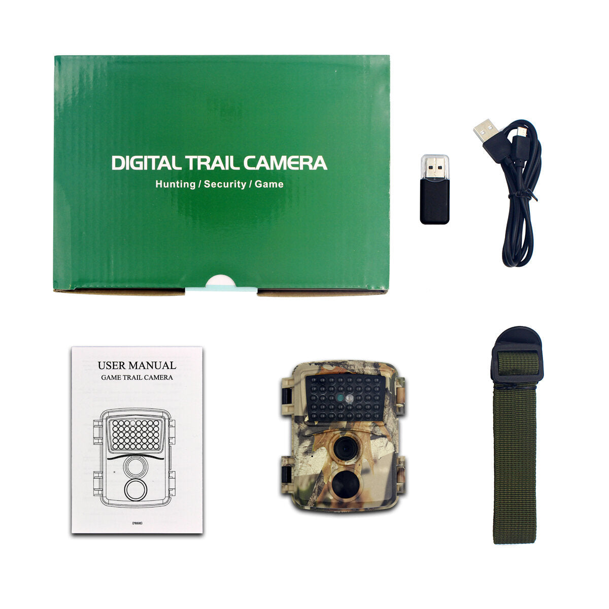 Night Vision Waterproof Hunting Camera 0.8s Trigger Time Recorder Wildlife Trail Camera