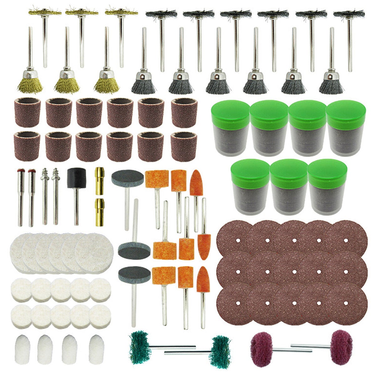 347pcs Rotary Tool Accessories Kit for Grinding Polishing Cutting Sanding