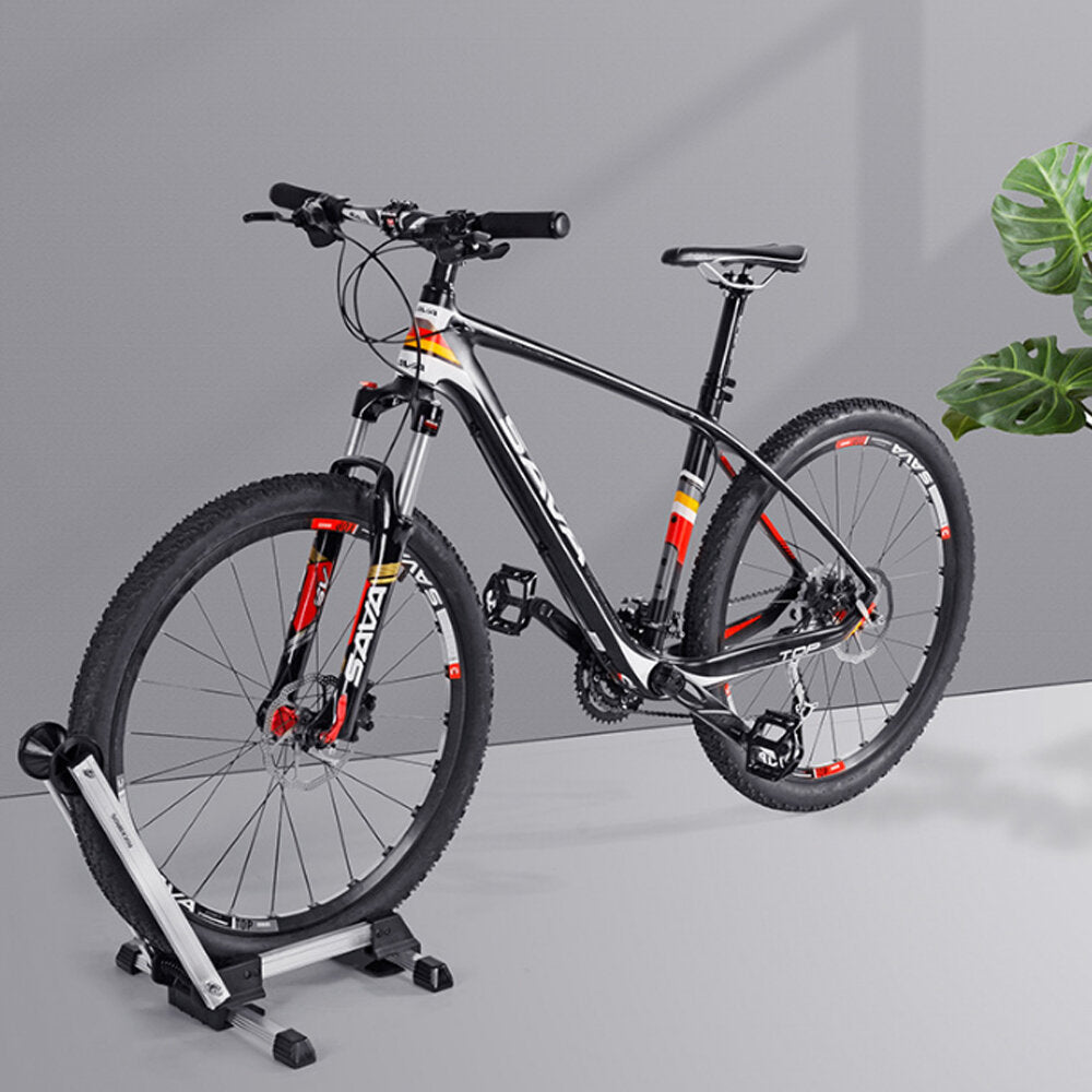Bike Rack Adjustable Folding Double Pole Universal Repair Stand Holder