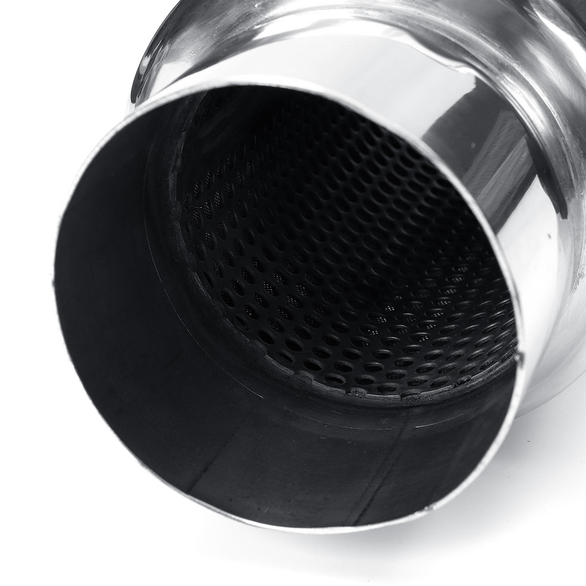 Universal Exhaust Muffler Silencer Glass Pack 12" Long 3" Inlet Outlet