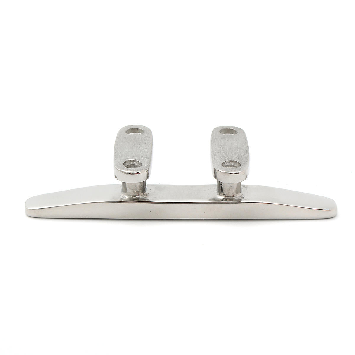 4/5/6/8 Inch 316 Stainless Steel 4 Hole Low Flat Cleat For Deck Rope Tie Decorative Hardware