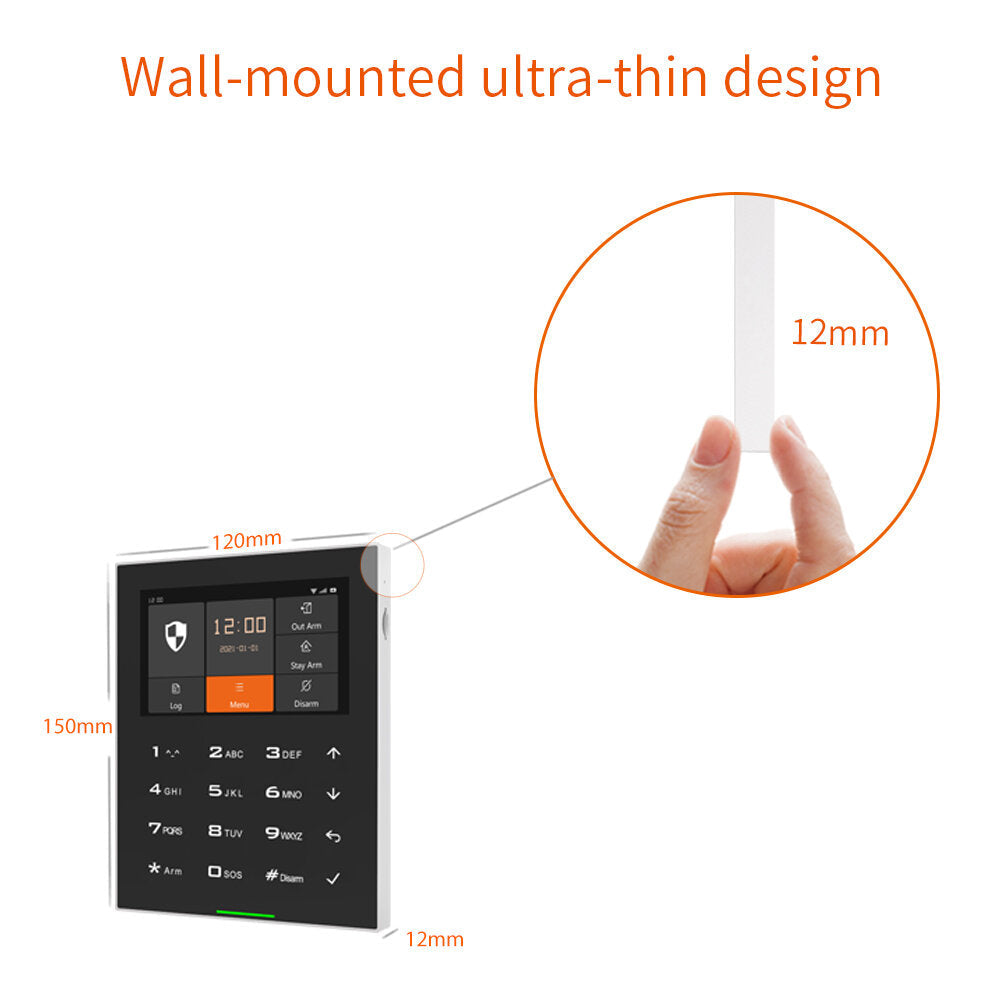 WIFI GSM Smart Wireless Home Security Alarm Burglar System Support IOS and Android APP Remote Control 4G