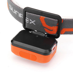 215LM Far Near Distance Red Light 6 Modes IPX5 Waterproof Headlamp 3xAAA Battery