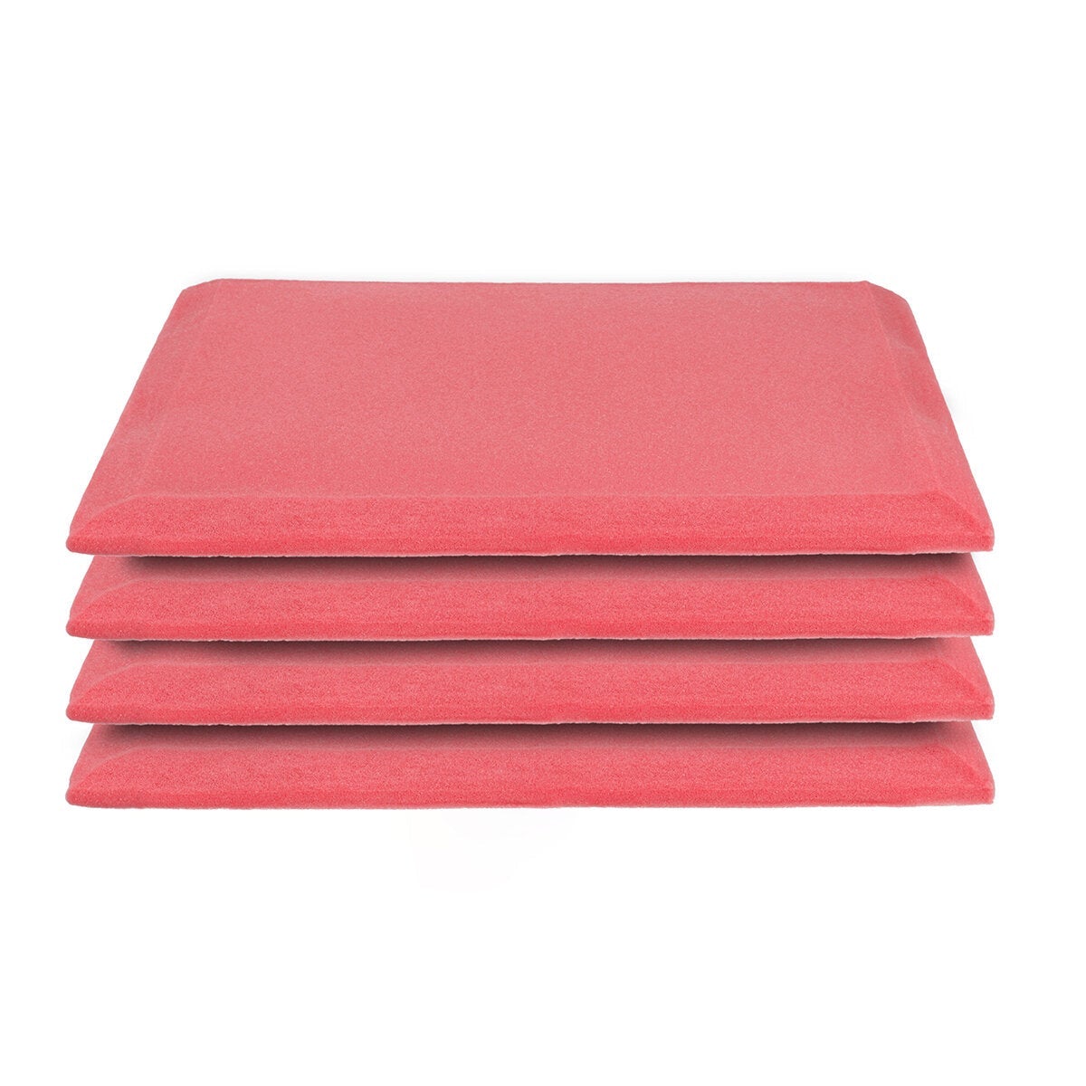 4PCS Sound-Absorbing Cotton Foam Acoustic Panel KTV Studio with Adhesive Sticker