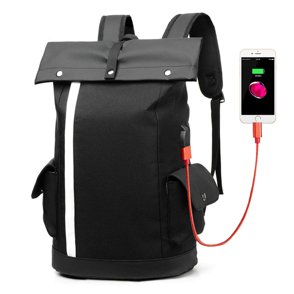 Laptop Bag Multifunction Backpack with USB Charging Port School Bag Travel Bag Nylon Water Resistant Casual Daypack