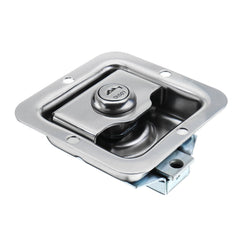 Stainless Steel Paddle Door Lock Latch Handle Truck Tool Box Trailer With 2 Keys