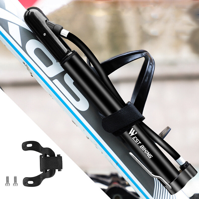 Bicycle Foot Pump Aluminum Alloy 120PSI Cycling Tire Air Inflator Portable Pump MTB Mountain Bike Accessories AV/FV