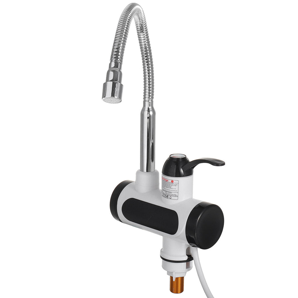 3000W Electric Faucet Tap Instant Hot Water Digital Heater Home Bathroom Kitchen