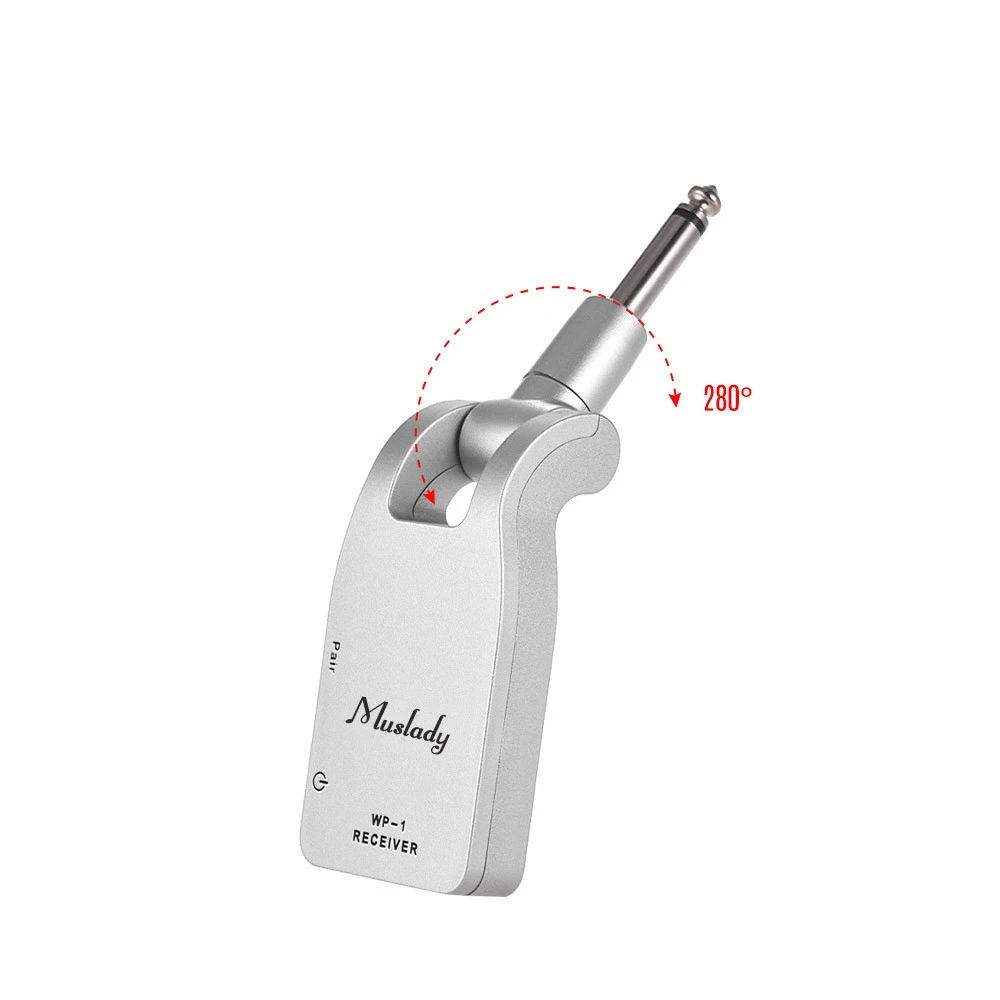 Muslady 2.4G Wireless Guitar System Transmitter & Receiver