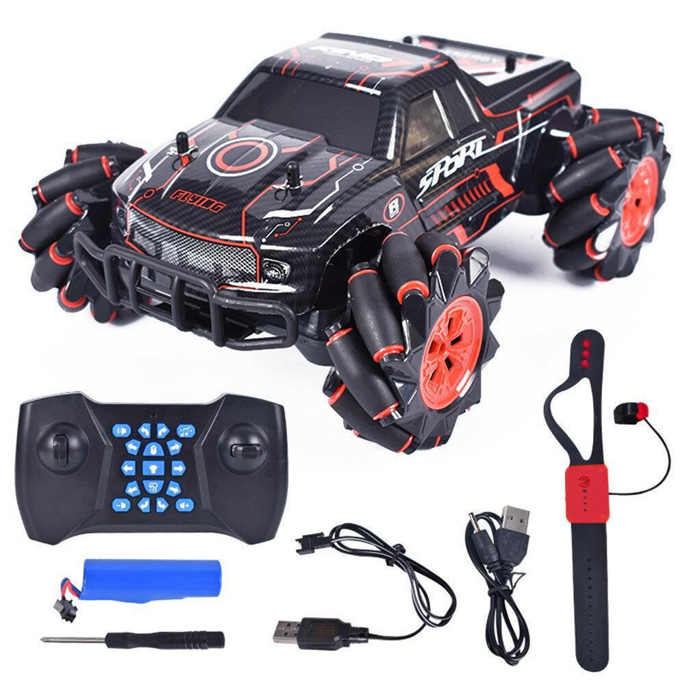 Four-Wheel Drive Gesture Sensing Dual RC Light Music Dancing 360 Rotating Off-Road Climbing RC Car