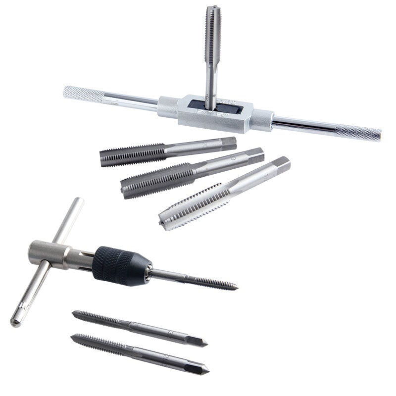 40Pcs Tap Die Set Hand Thread Plug Taps Threading Tool Screw Wrench Dies Kit With Storage Case