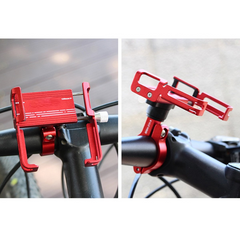 360° Aluminum Motorcycle MTB Bicycle Bike Handlebar Phone Holder Phone Mount GPS Holder