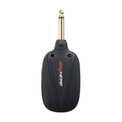 Wireless Guitar System Built-in Rechargeable 4 Channels Transmitter Receiver for Electric Bass