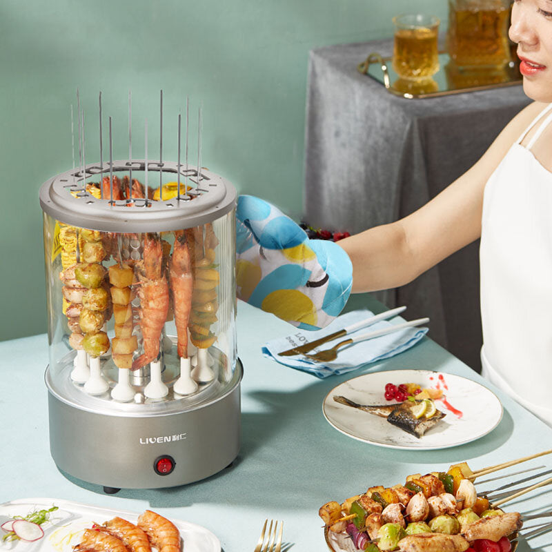 Automatic Rotating Kebab Machine 1100W Button Control 360Automatic Rotating Roast from Ecological Chain