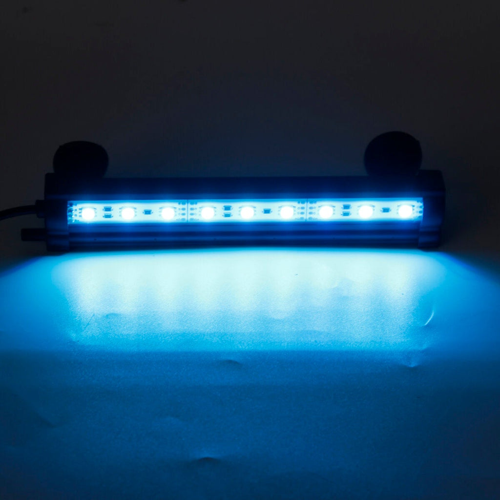 Aquarium Fish Tank LED Aeration Bubble Light Remote Control Diving Under IP68 Bright Colorful Lights