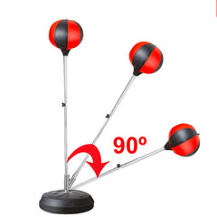47.24-59.05inch Boxing Target Adjustable Speed Ball Bag Sport Fitness Training Punch Ball with Boxing Gloves
